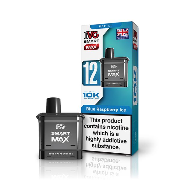 IVG Smart Max Refill Pack | Blue Raspberry Ice | Best4vapes