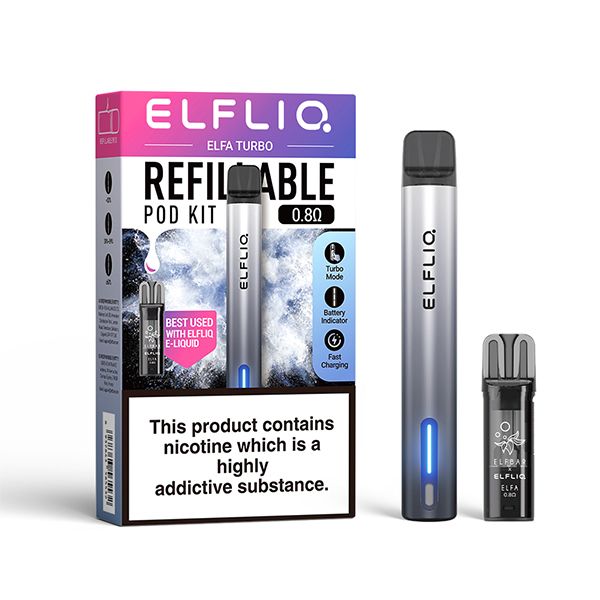 Elfliq Elfa Turbo Vape Kit | Aurora Black | Best4vapes
