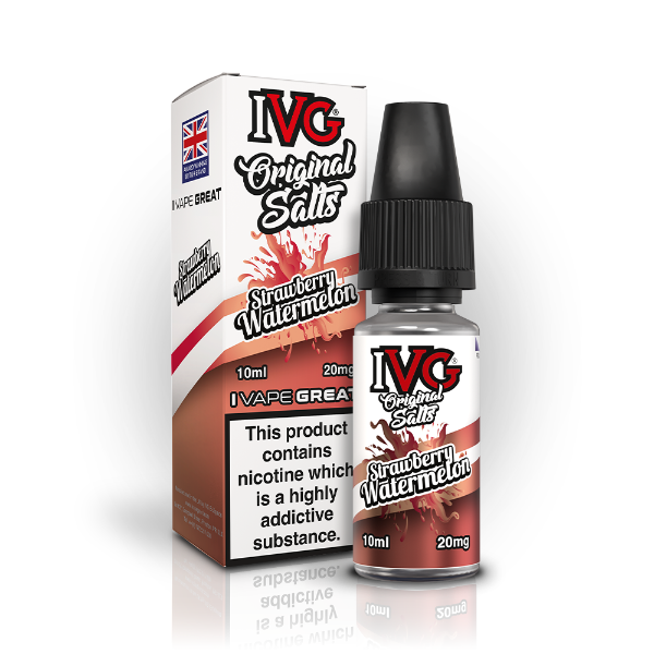 Strawberry Watermelon 10ml Nic Salt E-liquid by IVG Original Salts | Best4vapes