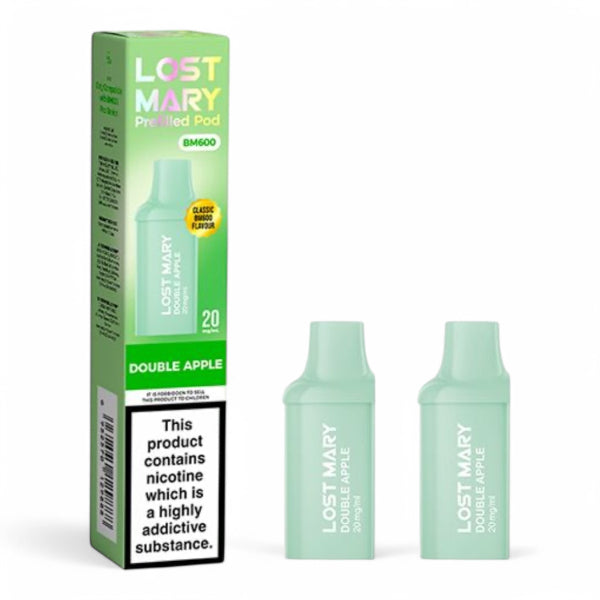 Lost Mary BM600 Prefilled Pods | Double Apple | Best4vapes