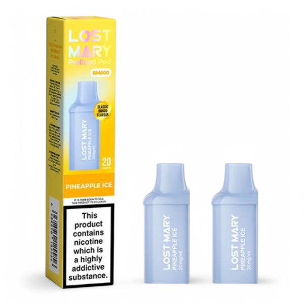 Lost Mary BM600 Prefilled Pods | Pineapple Ice | Best4vapes