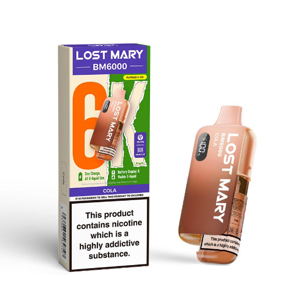 Lost Mary BM6000 Disposable Vape Kit | Cola | Best4vapes