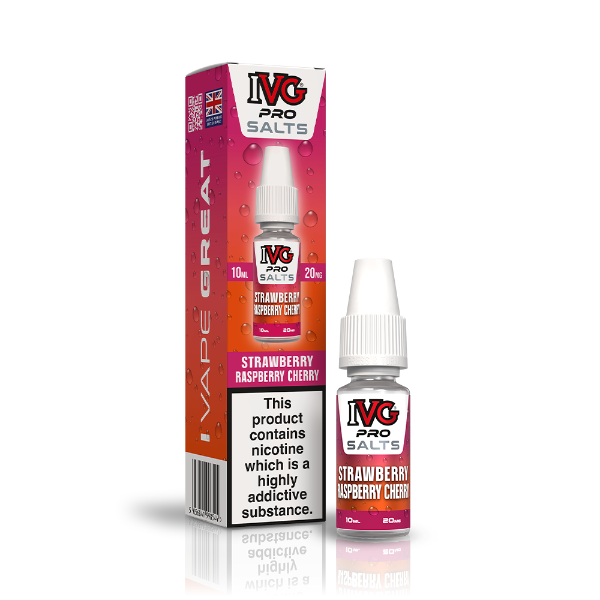 Strawberry Raspberry Cherry 10ml Nic Salt E-liquid by IVG Pro Salts | Best4vapes