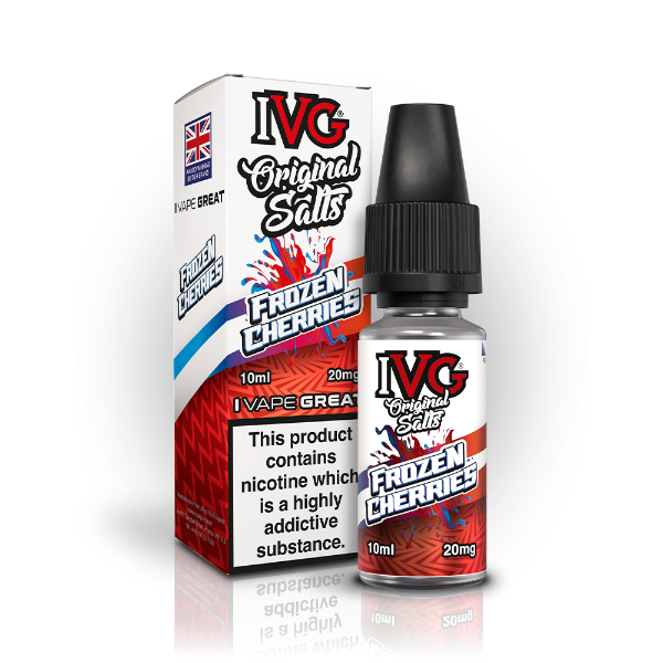 Frozen Cherries 10ml Nic Salt E-liquid by IVG Original | Best4vapes
