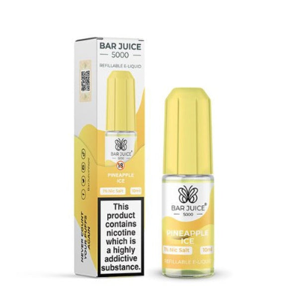 Pineapple Ice 10ml Nic Salt E-liquid by Bar Juice 5000 | Best4vapes