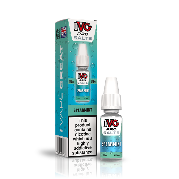 Spearmint 10ml Nic Salt E-liquid by IVG Pro Salts | Best4vapes