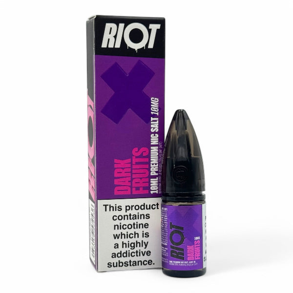 Dark Fruits 10ml Nic Salt E-liquid by Riot X | Best4vapes