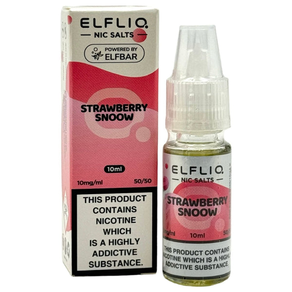 Strawberry Snoow 10ml Nic Salt E-liquid by Elf Bar ELFLIQ | Best4vapes