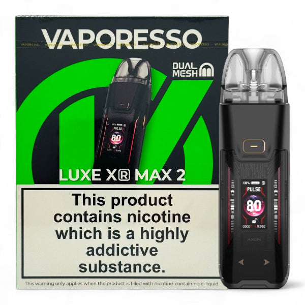 Vaporesso Luxe XR Max 2 Vape Kit | Dark Black Leather | Best4vapes