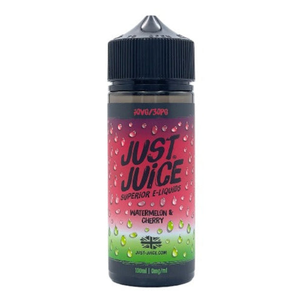 Watermelon & Cherry 100ml Short Fill E-liquid by Just Juice | Best4vapes