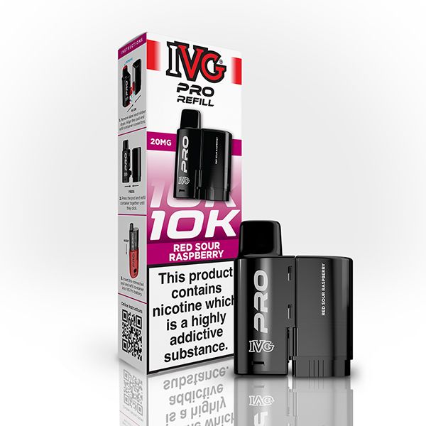 IVG Pro Refill Pod Pack | Red Sour Raspberry | Best4vapes