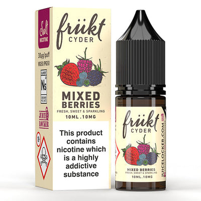 Frukt Cyder - Mixed Berries Nic Salt E-liquid (10ml) - Best4vapes
