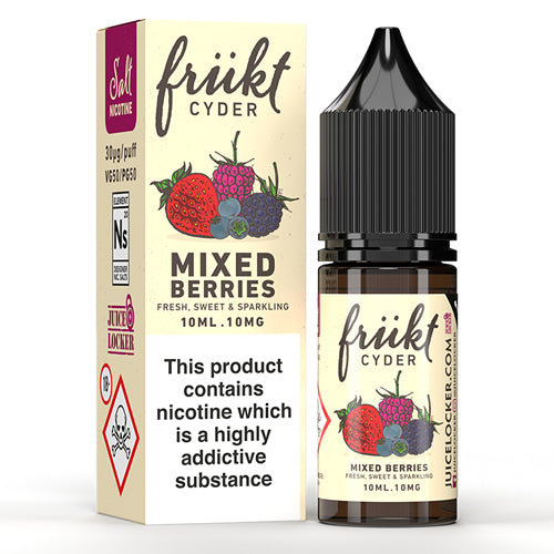 Frukt Cyder - Mixed Berries Nic Salt E-liquid (10ml) - Best4vapes