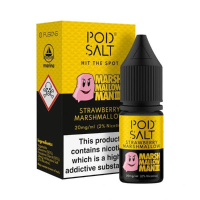 Marshmallow Man 3 Nic Salt E-liquid by Marina Vapes - Pod Salt Fusions (10ml) - Best4vapes