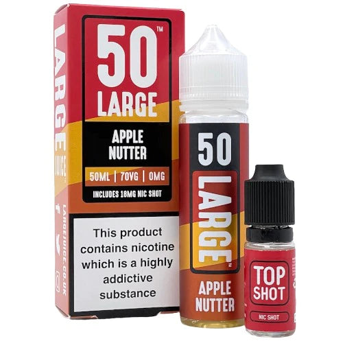 Apple Nutter Short Fill E-liquid by 50 Large Juice 50ml | Best4vapes