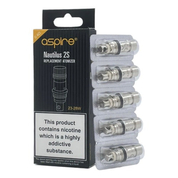 Aspire Nautilus 2S Replacement 0.4 Ohm Atomizer Coil 5-Pack - Best4vapes