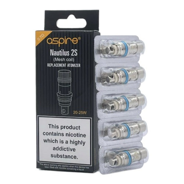 Aspire Nautilus 2S Replacement 0.7 Ohm Atomizer Coil 5 Pack - Best4vapes