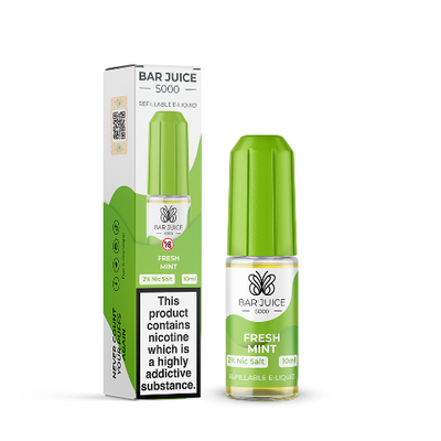 Fresh Mint 10ml Nic Salt E-liquid by Bar Juice 5000 | Best4vapes