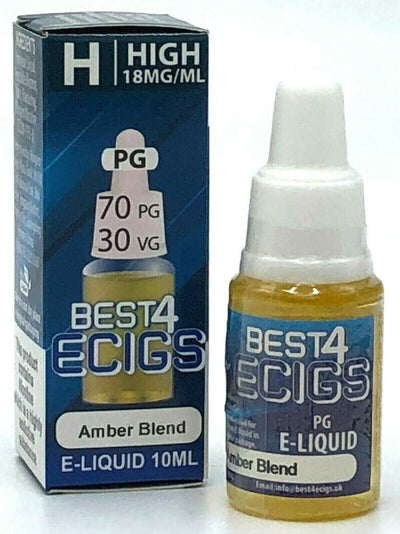 Amber Blend High PG E-liquid by Best4ecigs (10ml) - Best4vapes