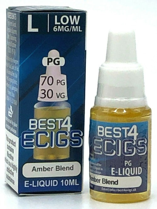 Amber Blend High PG E-liquid by Best4ecigs (10ml) - Best4ecigs