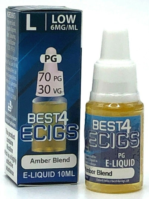 Amber Blend High PG E-liquid by Best4ecigs (10ml) - Best4vapes