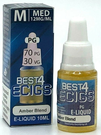 Amber Blend High PG E-liquid by Best4ecigs (10ml) - Best4ecigs