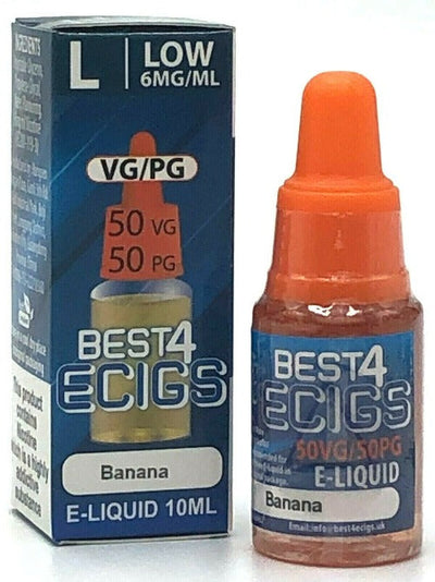 Banana E-Liquid by Best4ecigs (10ml) - Best4vapes