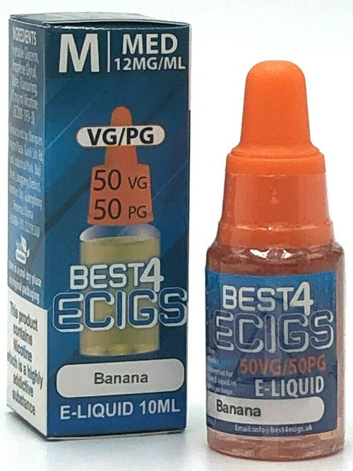 Banana E-Liquid by Best4ecigs (10ml) - Best4vapes