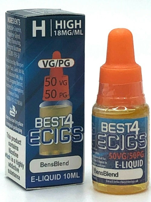 BensBlend E-Liquid by Best4ecigs (10ml) - Best4vapes