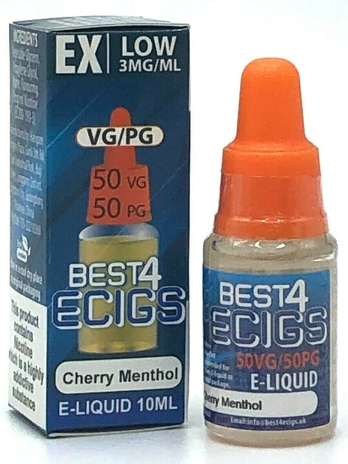 Cherry Menthol 10ml E-liquid by Best4ecigs | Best4vapes