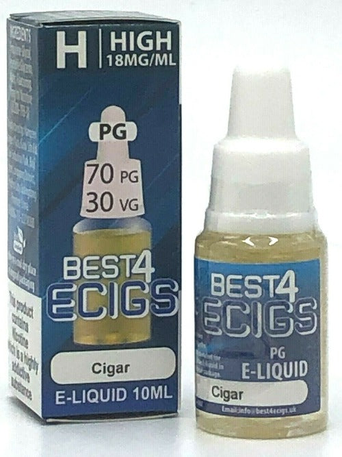 Cigar - High PG E-Liquid by Best4ecigs (10ml) - Best4vapes