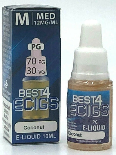 Coconut High PG E-Liquid by Best4ecigs (10ml) - Best4vapes