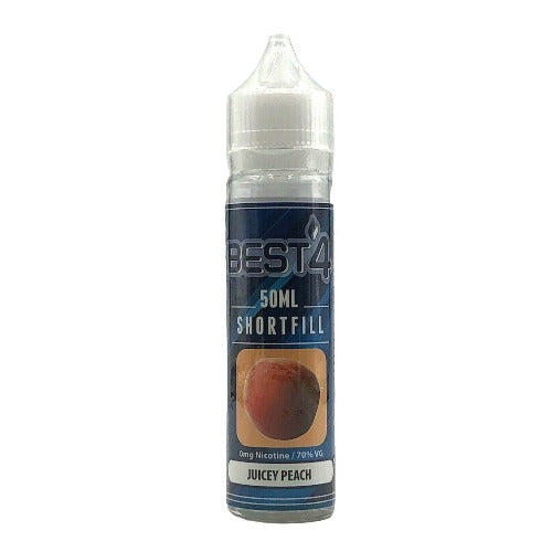 Juicy Peach Short Fill E-liquid by Best4ecigs | 50ml | Best4vapes