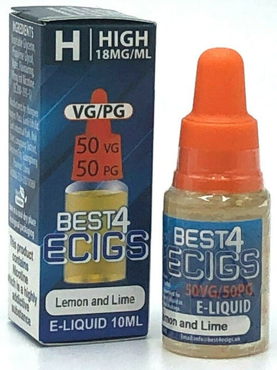 Lemon & Lime E-Liquid by Best4ecigs (10ml) - Best4vapes