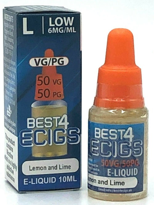 Lemon & Lime E-Liquid by Best4ecigs (10ml) - Best4vapes