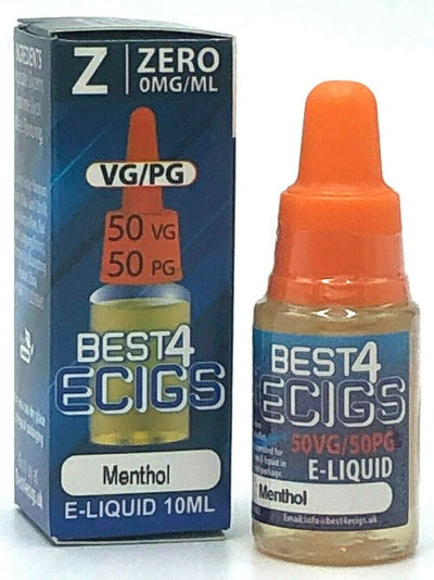 Menthol E-Liquid by Best4ecigs (10ml) - Best4vapes