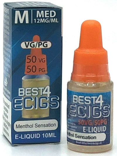 Menthol Sensation E-Liquid by Best4ecigs (10ml) - Best4vapes