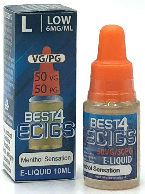 Menthol Sensation E-Liquid by Best4ecigs (10ml) - Best4vapes