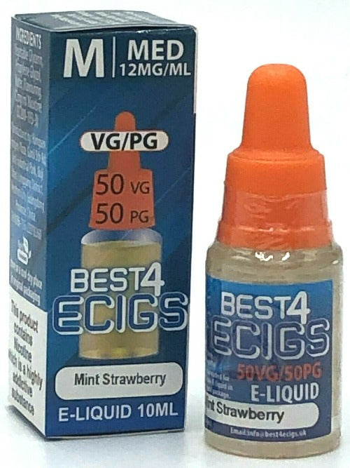 Mint Strawberry E-Liquid by Best4ecigs (10ml) - Best4vapes