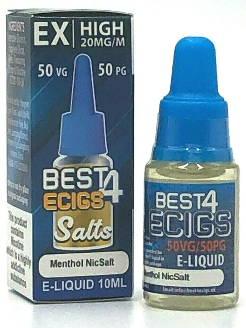 Menthol 10ml Nic Salt E-Liquid By Best4ecigs
