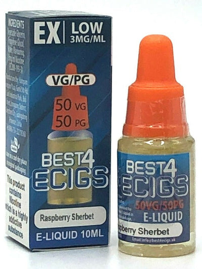 Raspberry Sherbet 10ml E-Liquid by Best4ecigs | Best4vapes