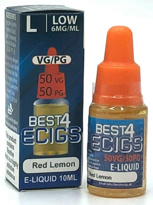 Red Lemon E-liquid by Best4ecigs (10ml) - Best4vapes