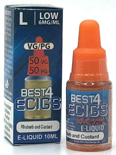 Rhubarb & Custard E-liquid by Best4ecigs (10ml) - Best4ecigs