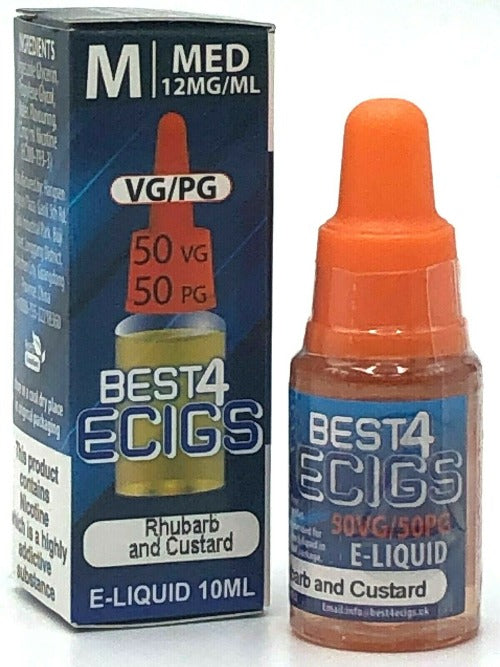 Rhubarb & Custard E-liquid by Best4ecigs (10ml) - Best4vapes