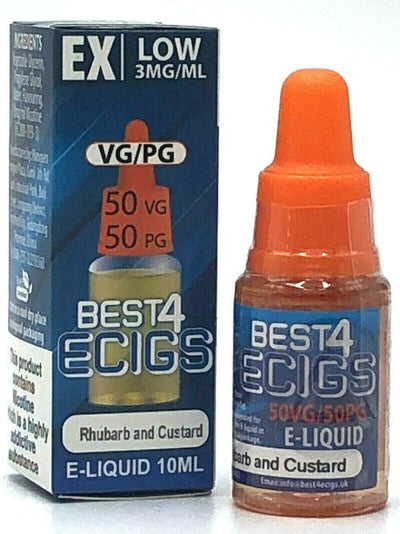 Rhubarb & Custard E-liquid by Best4ecigs (10ml) - Best4vapes