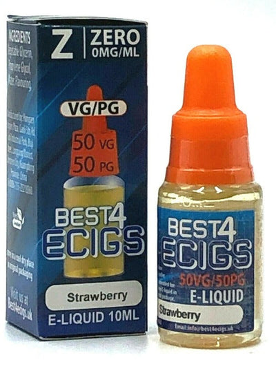 Strawberry E-Liquid by Best4ecigs (10ml) - Best4vapes