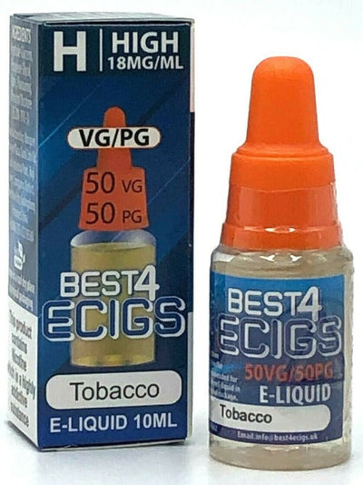 Tobacco E-Liquid by Best4ecigs (10ml) - Best4vapes