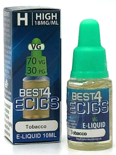 Tobacco High VG E-Liquid by Best4ecigs (10ml) - Best4vapes