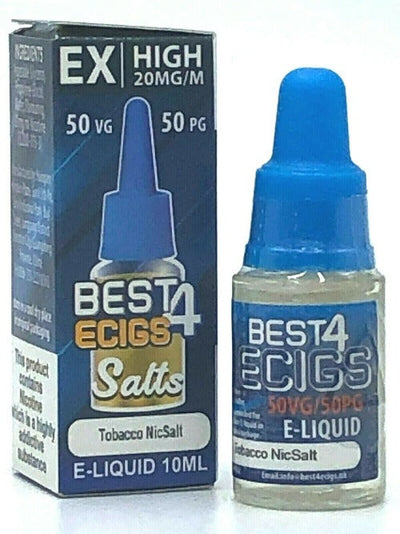 Tobacco 10ml Nic Salt E-Liquid by Best4ecigs | Best4vapes