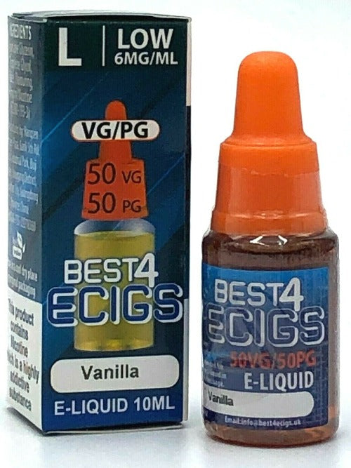 Vanilla E-Liquid by Best4ecigs (10ml) - Best4vapes